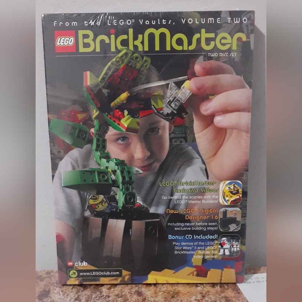 Lego Brickmaster 2 Disc Set ~ Volume Two From the Lego Vaults